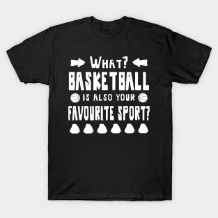 Basketball Teamsport Gift Basket T-Shirt